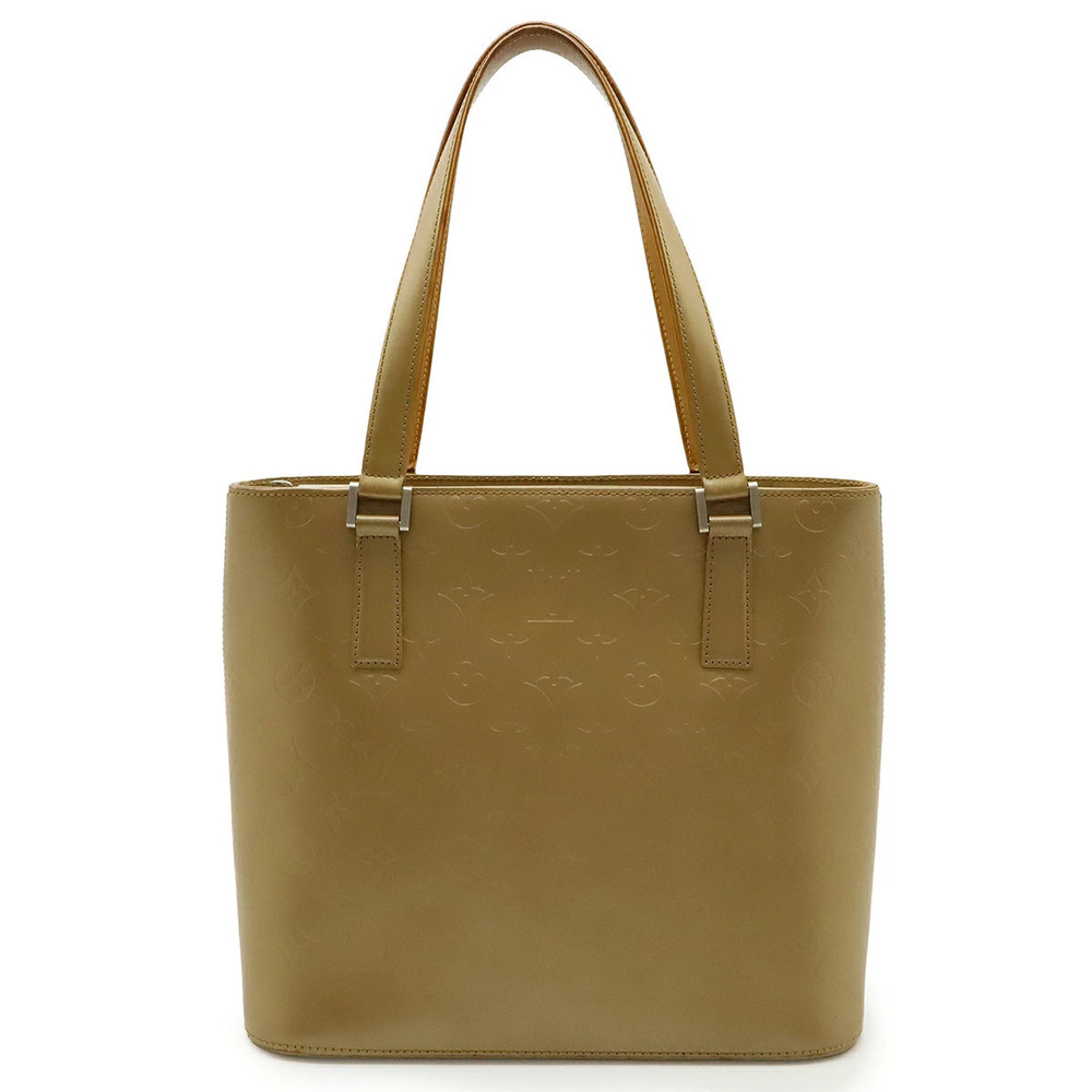 LOUIS VUITTON Monogram Matte Stockton Tote Bag Shoulder Ambre
